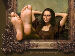 Mona Lisa Feet 12"x16" Luster Print